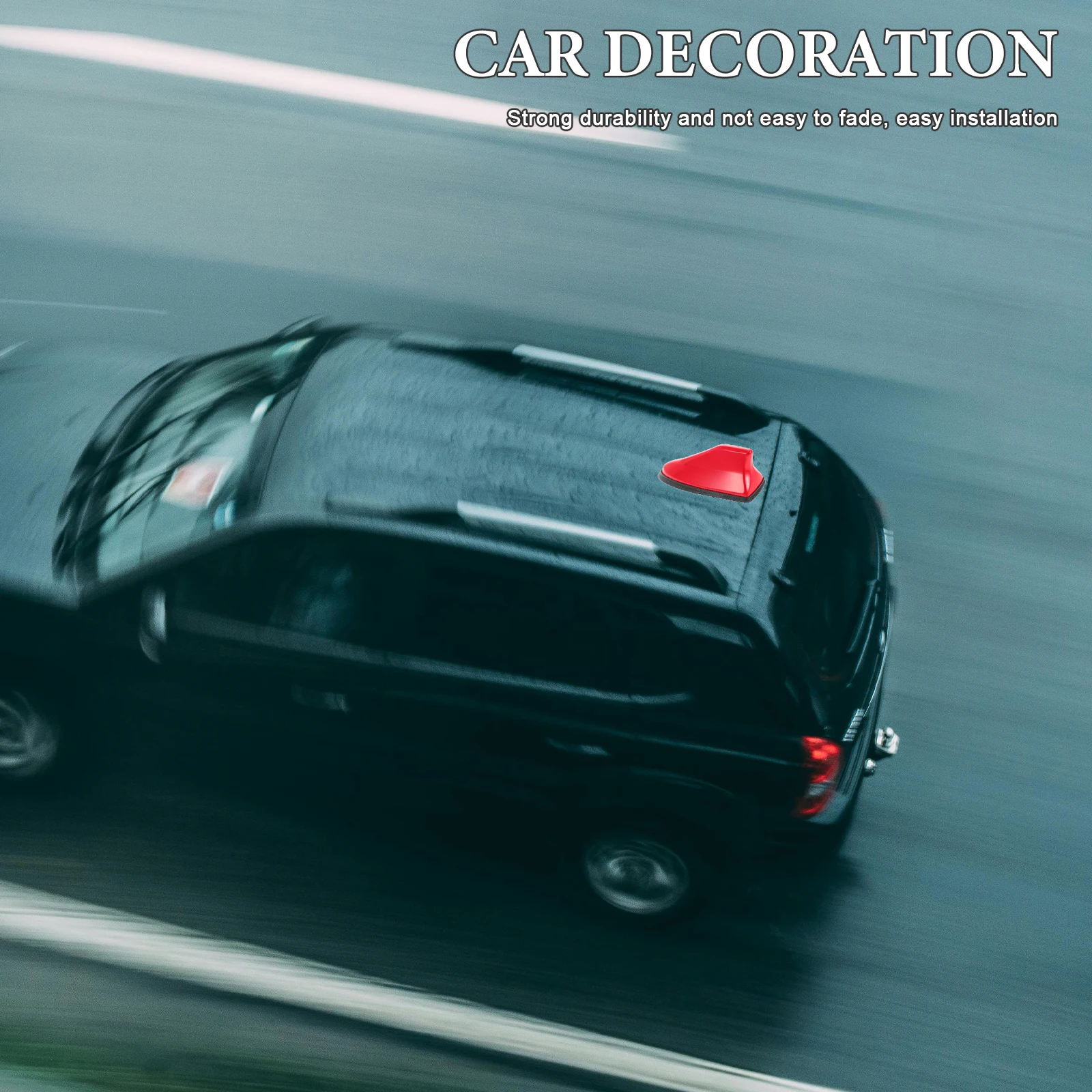 

Автомобильная антенна с плавником акулы, прочный АБС-силикон, универсальная посадка, простая установка, улучшенный прием сигнала, водонепроницаемый чехол