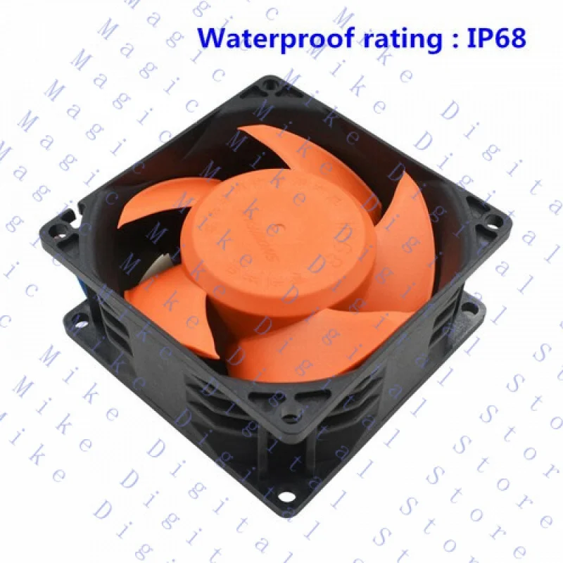 H  YY8038H12B 12V 3.0A 8038 33.6W 13800rpm charging pile violent waterproof fan
