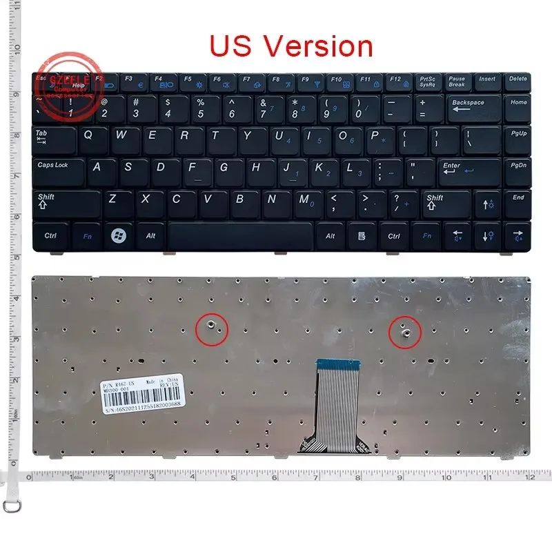 Klawiatura RU/US/SP/BR do Samsung R418 R420 R423 R425 R428 R429 R439 R440 R463 R464 R465 R467 R468 R470 R478 P430 RV408 RV410