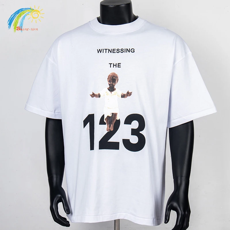 

Classic Baby Angel Print RRR123 T Shirt Men Women Casual Fashion White Short Sleeve Tee Top Quality Cotton Oversized T-Shirt