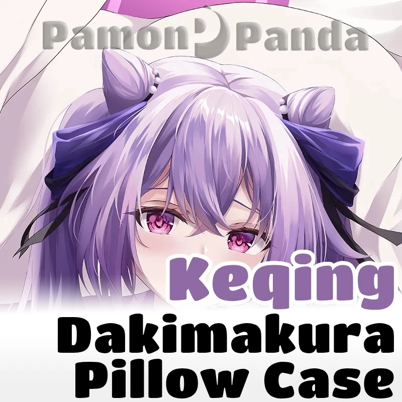 Keqing Dakimakura Genshin Impact Game Hugging Pillow Case Full Body Cushion Cover Pillowcase Home Bedding Decor Otaku Gift SFYX