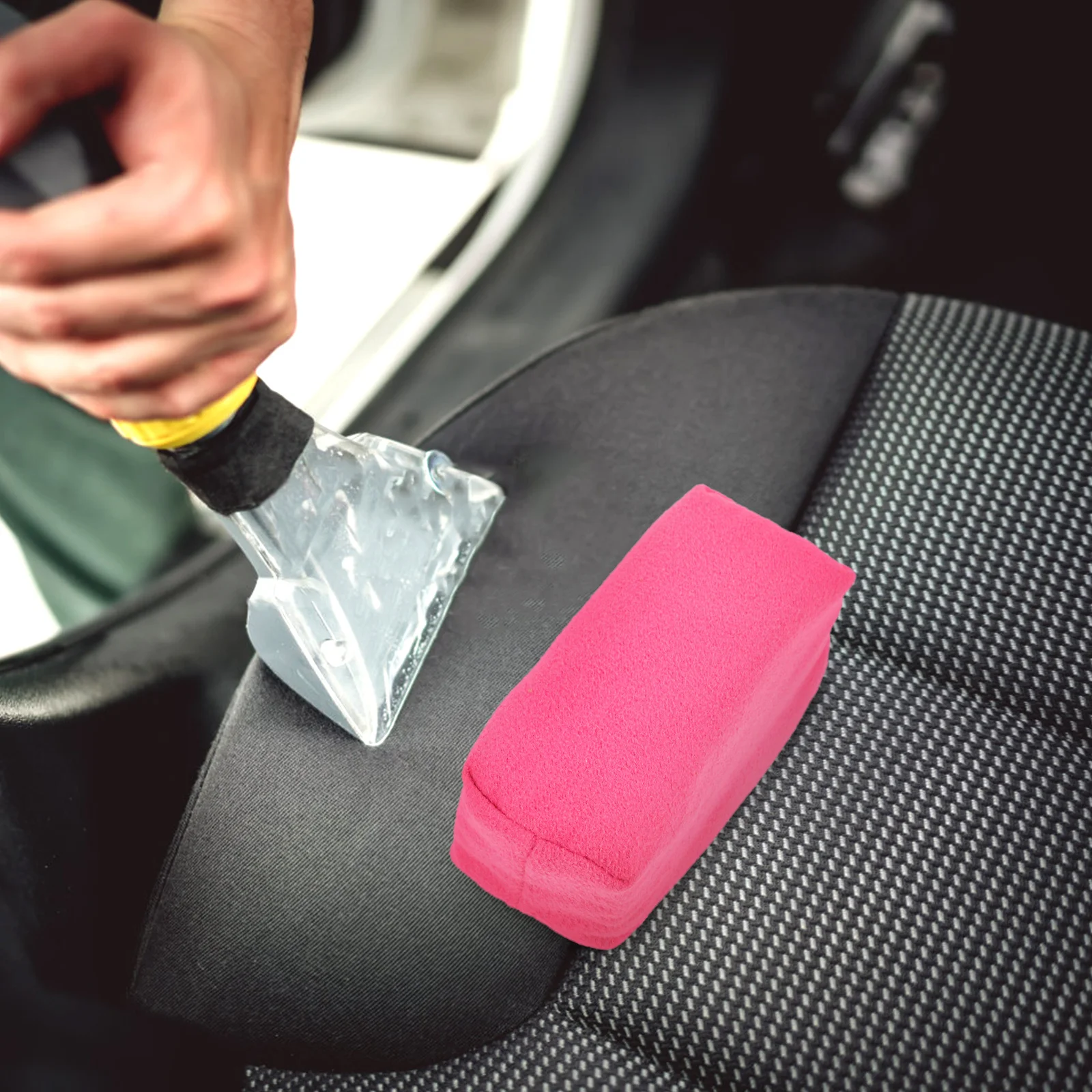 

Crystal Coated Block Car Wash Waxing Tire Dressing Applicator Pad Polishing Buffing Car Wax Buffer Maintenance Tool
