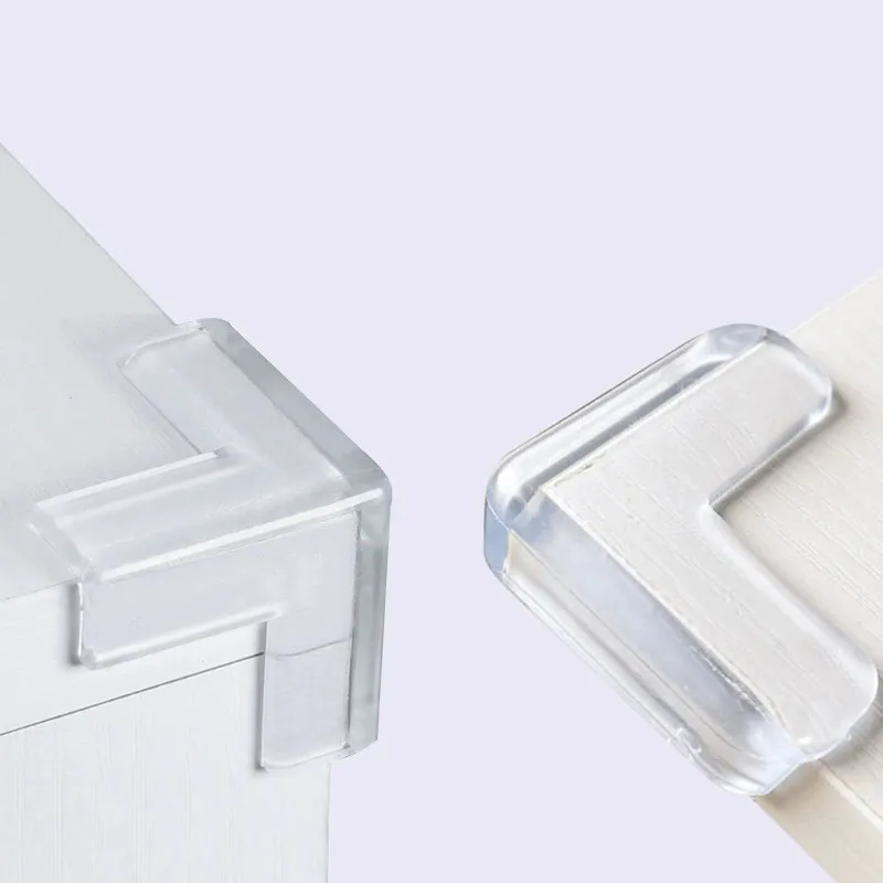 8Pcs Children Baby Safety Silicone Protector Table Corner Edge Protection Cover Children Anticollision Edge Guards