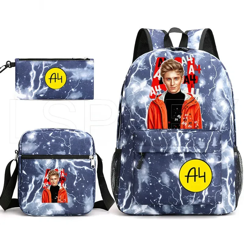 Merch Vlad A4-Mochila de viaje para estudiantes de primaria, morral de dibujos animados para escuela primaria, Mochila Infantil