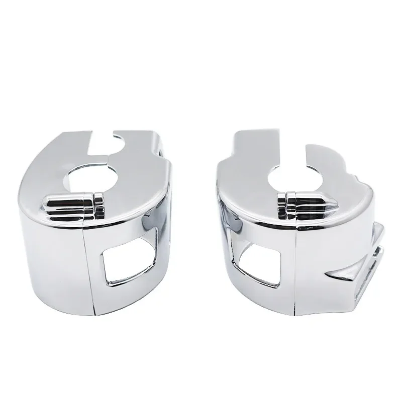 Chrome Switch Housing Covers For Yamaha V-Star XVS 650 Classic 1998-2010 2009 2008 2007 2006 2005 2004 2003 2002 2001 2000 1999