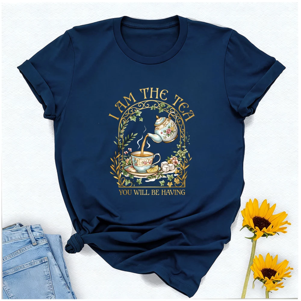 I Am The Tea You Will Be Having Shirt Sarcastic British Humor Sweatshirt Tea Theme Shirt, Regency Romance Gift Women's T-shirts