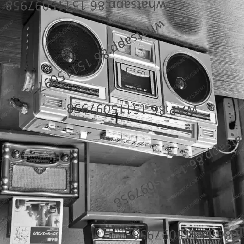Retro Nostalgic Stereo Dual Channel Tape Machine Cassette Machine Radio Recorder Bluetooth