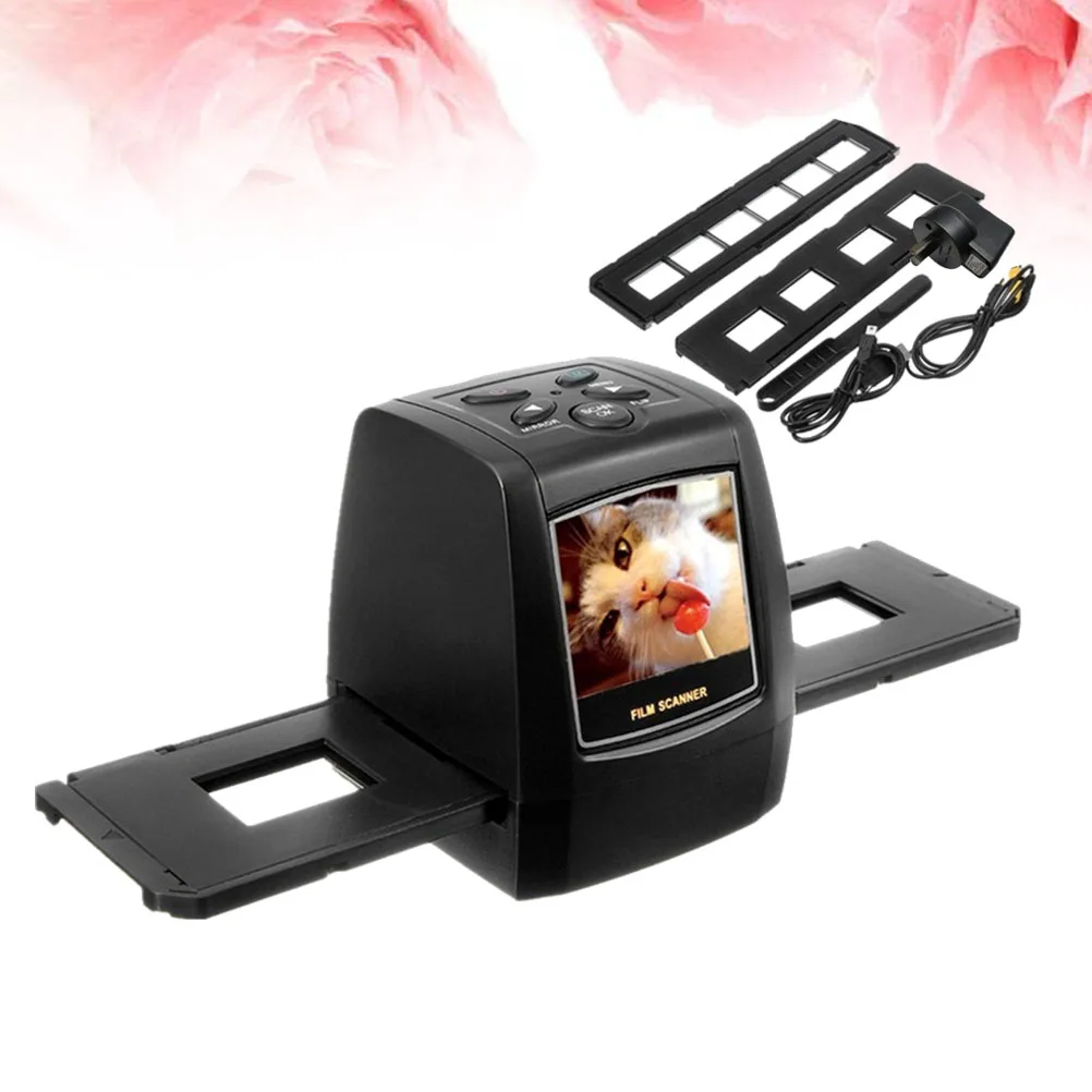 

35Mm 135Mm Slide Film Scanner 5.0Mp 3600Dpi Portable Negative Digital Converter 2.36 Inch Lcd Compact Lightweight 32Gb