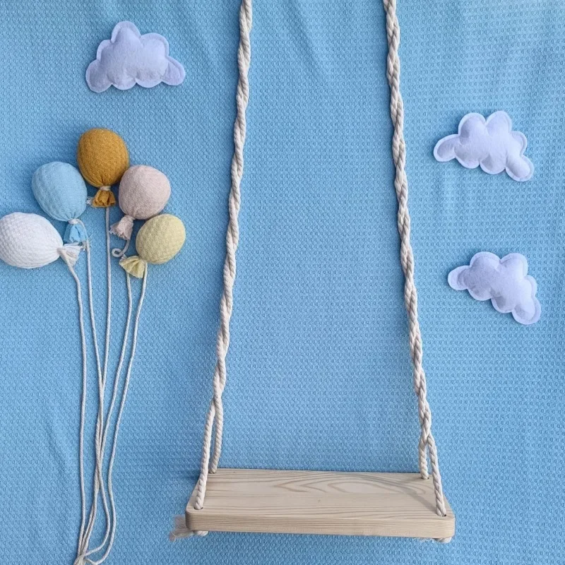 Newborn Baby Photography Props Hammock Balloon Cloud Pose Newborn Photography Swing Baby Photography Accessories