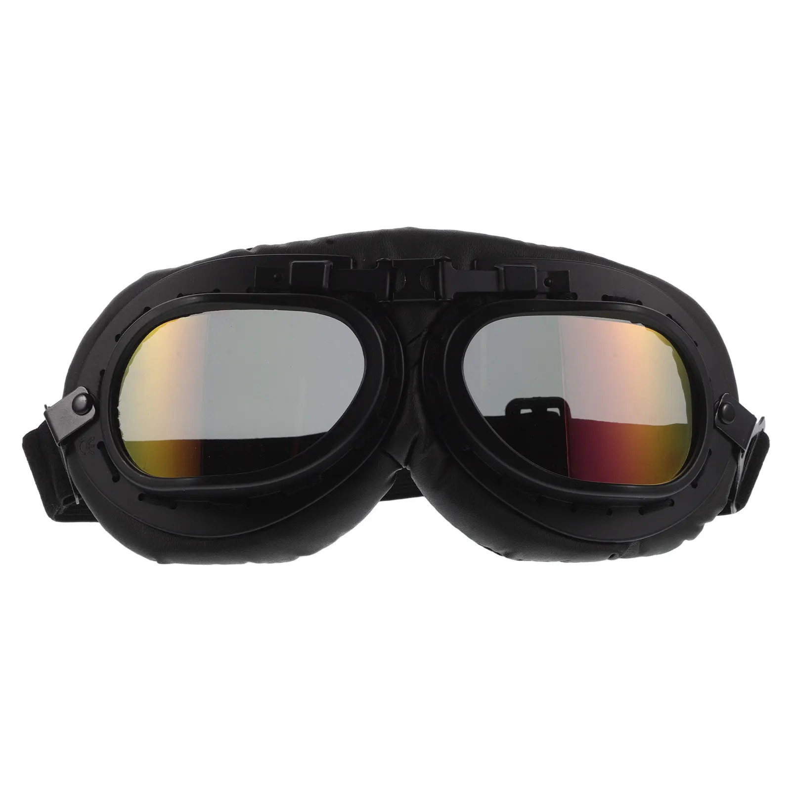 

Motorcycle Goggles Vintage Style Windproof Retro Design Enhanced Clarity for Men Women Riding Cycling Dirt Bike Road Sand Winter