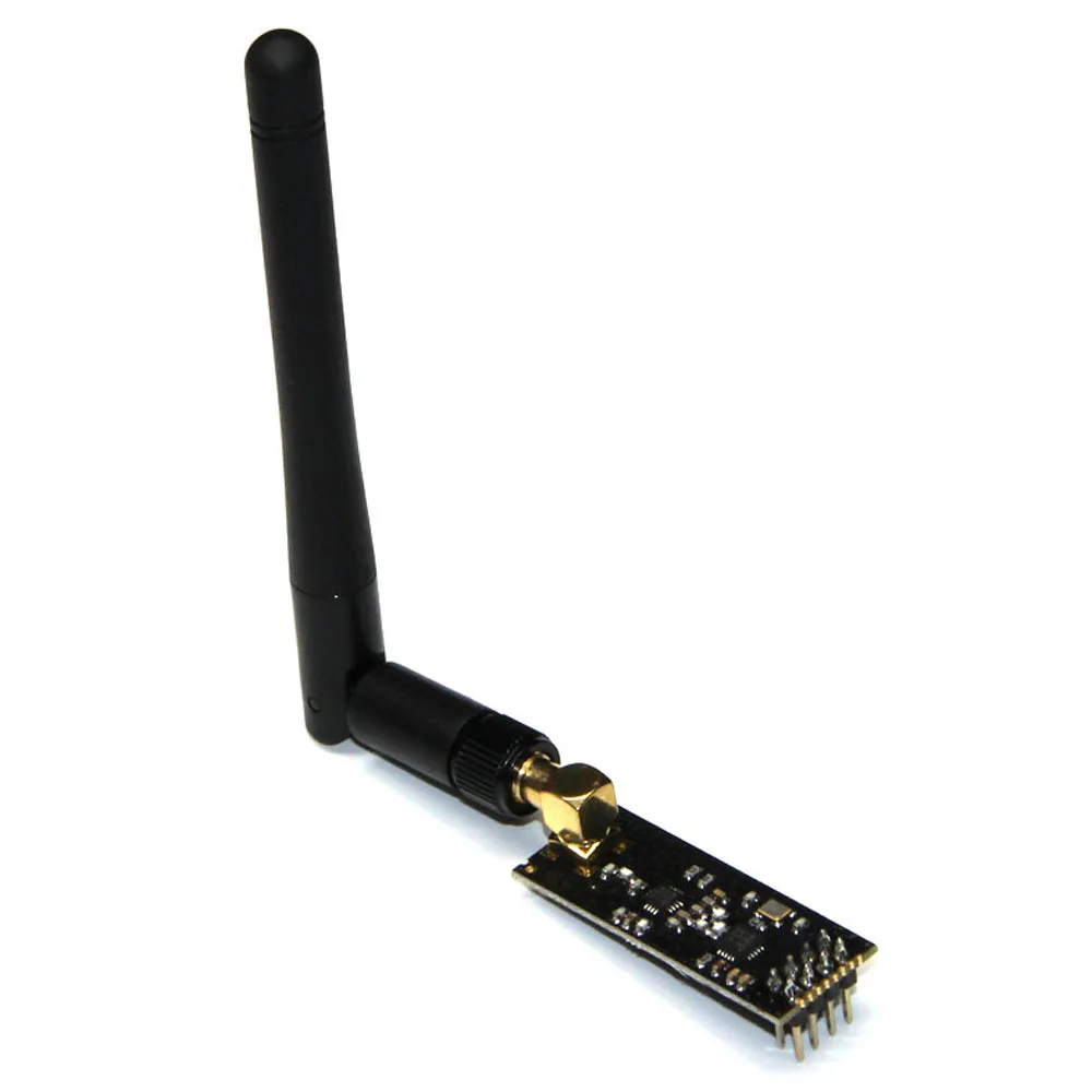 

Модуль беспроводной антенны приемопередатчика NRF24L01 + PA + LNA 2,4G 1100M SMA