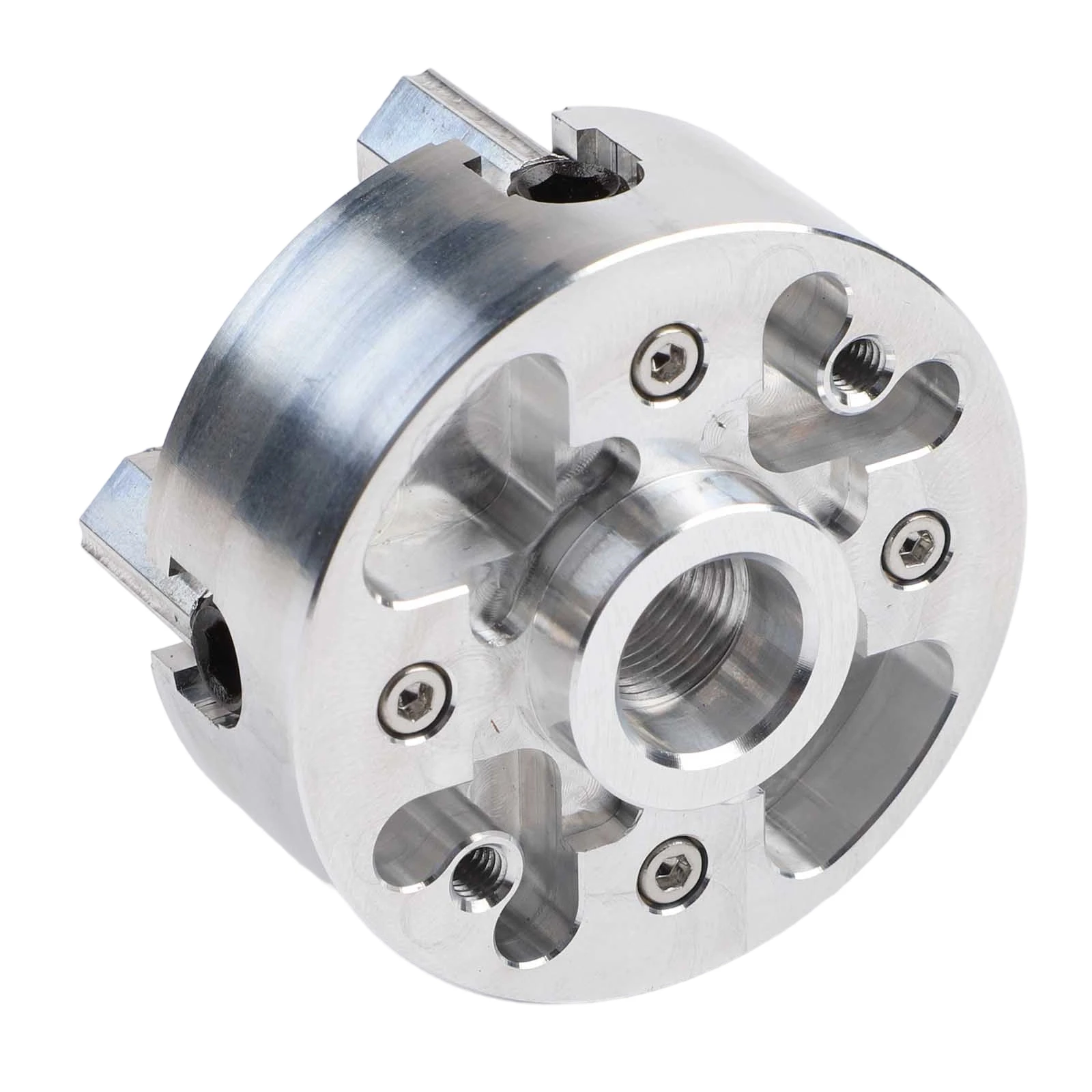 Z011A Four Jaw Chuck with Adjustable Gripping Force for Metal Wood and Plastic Materials in Industrial Applications