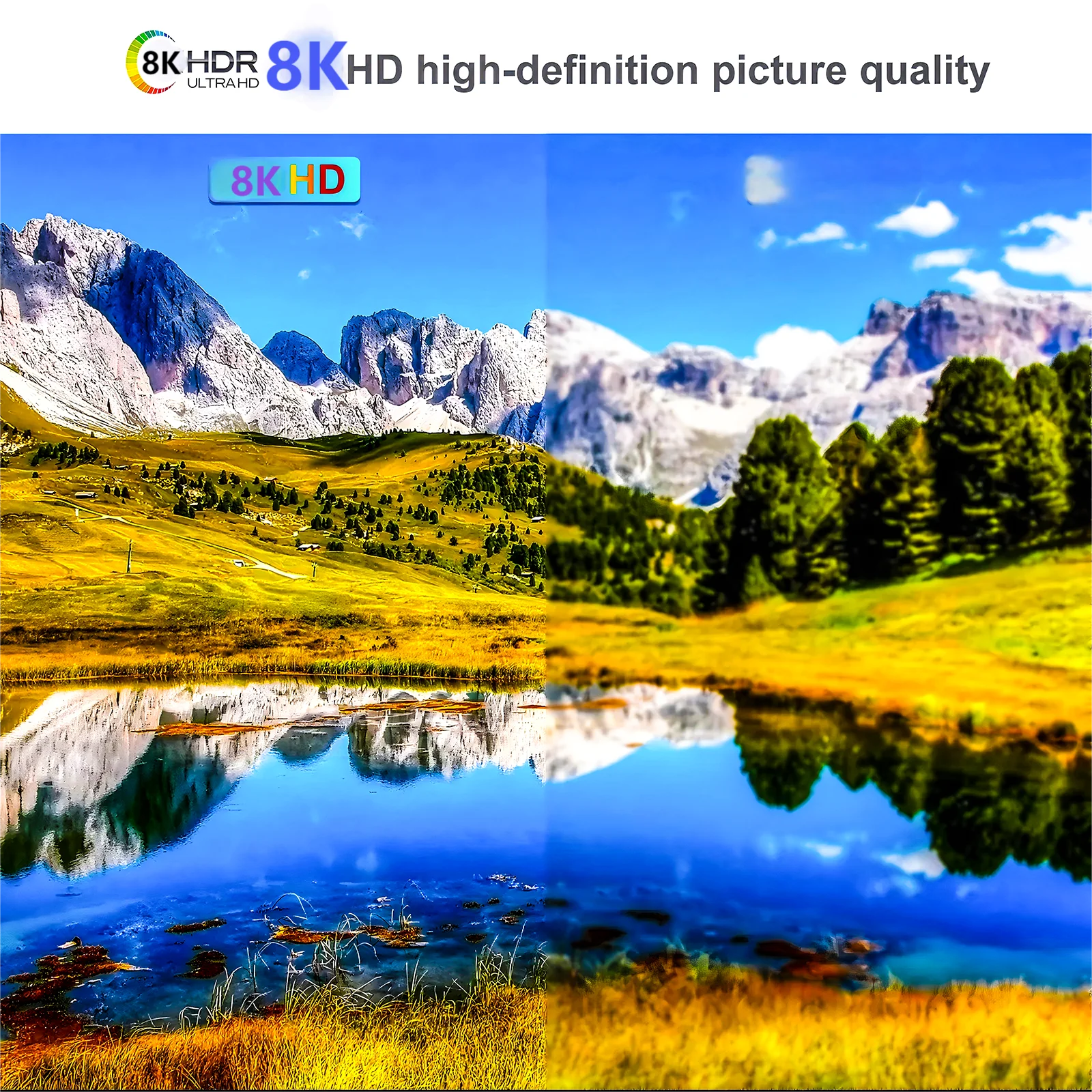 MXQ Pro Caja de TV inteligente Android12 8K con H3 2.4/5G Doble WIFI 3D Reproductor multimedia de video Cine en casa TV Para decodificador 2025