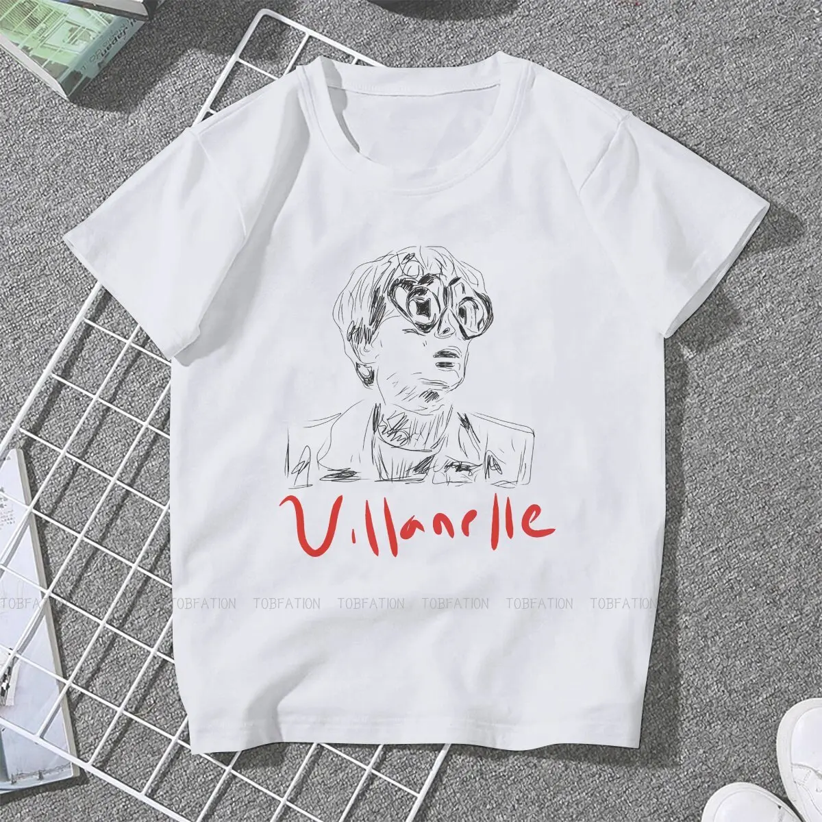 Killing Eve Villanelle Killer TShirt for Woman Girl 4XL Cool Basic Leisure Tee T Shirt Novelty Loose