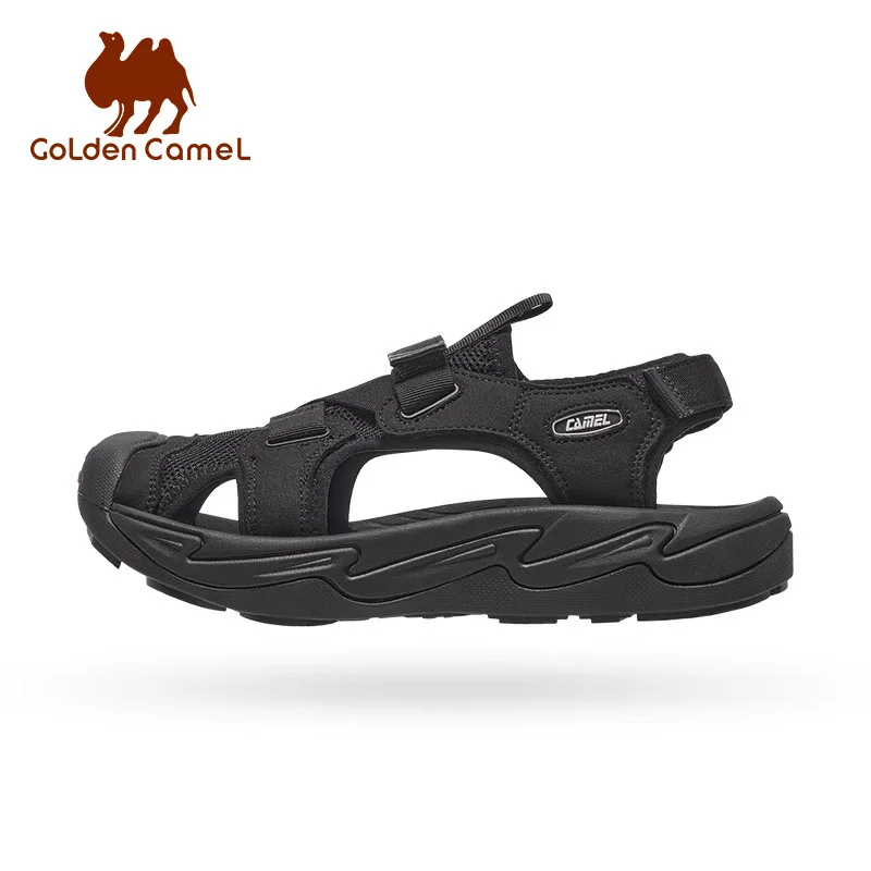 GOLDEN CAMEL Sandals for Men Summer New Fashion Casual Shoes Non-slip Wear-resistant Comfortable Sports Beach Sandals Travel