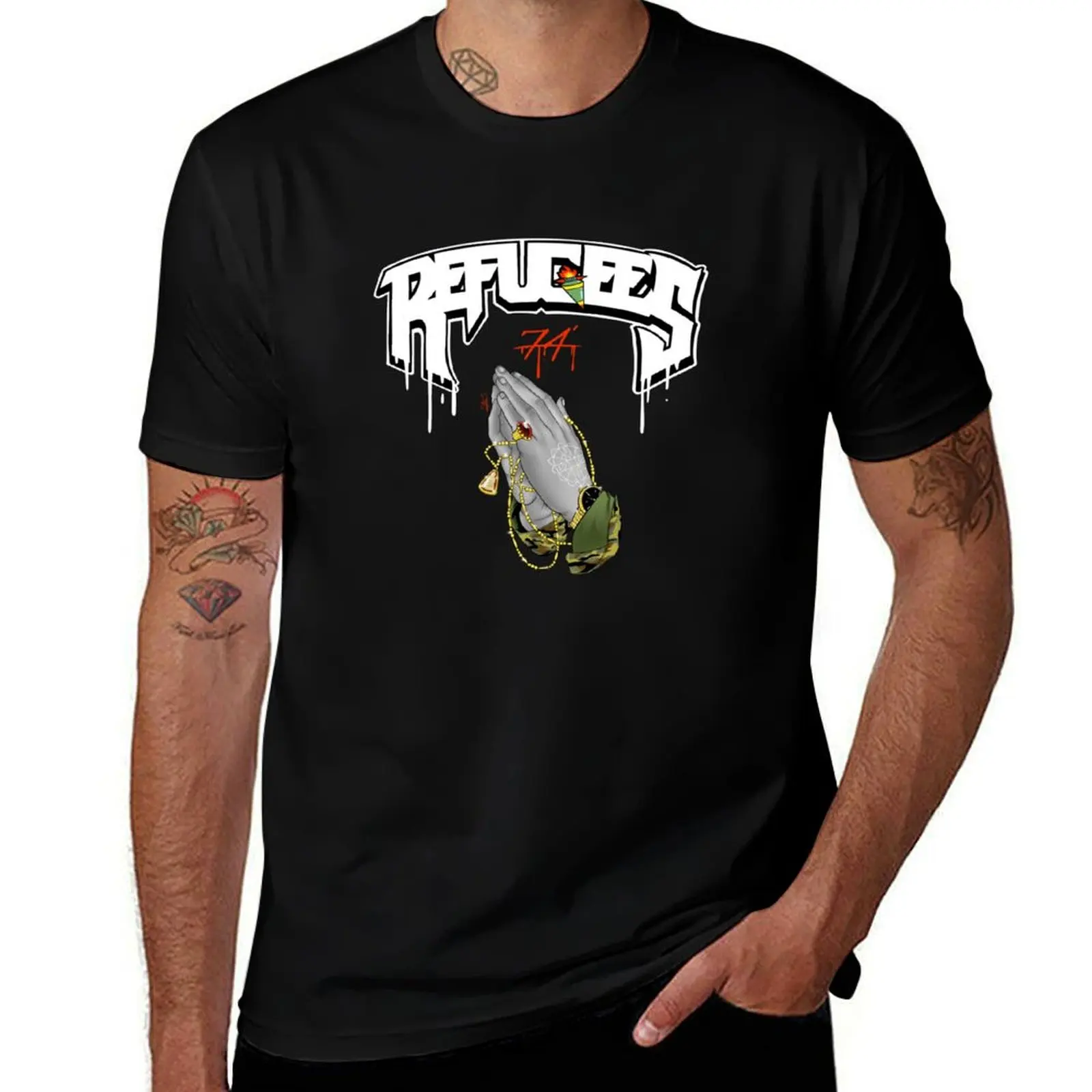 

Refugees '74 T-Shirt Funny t-shirts funny meme t-shirts boys animal print sweat shirts men