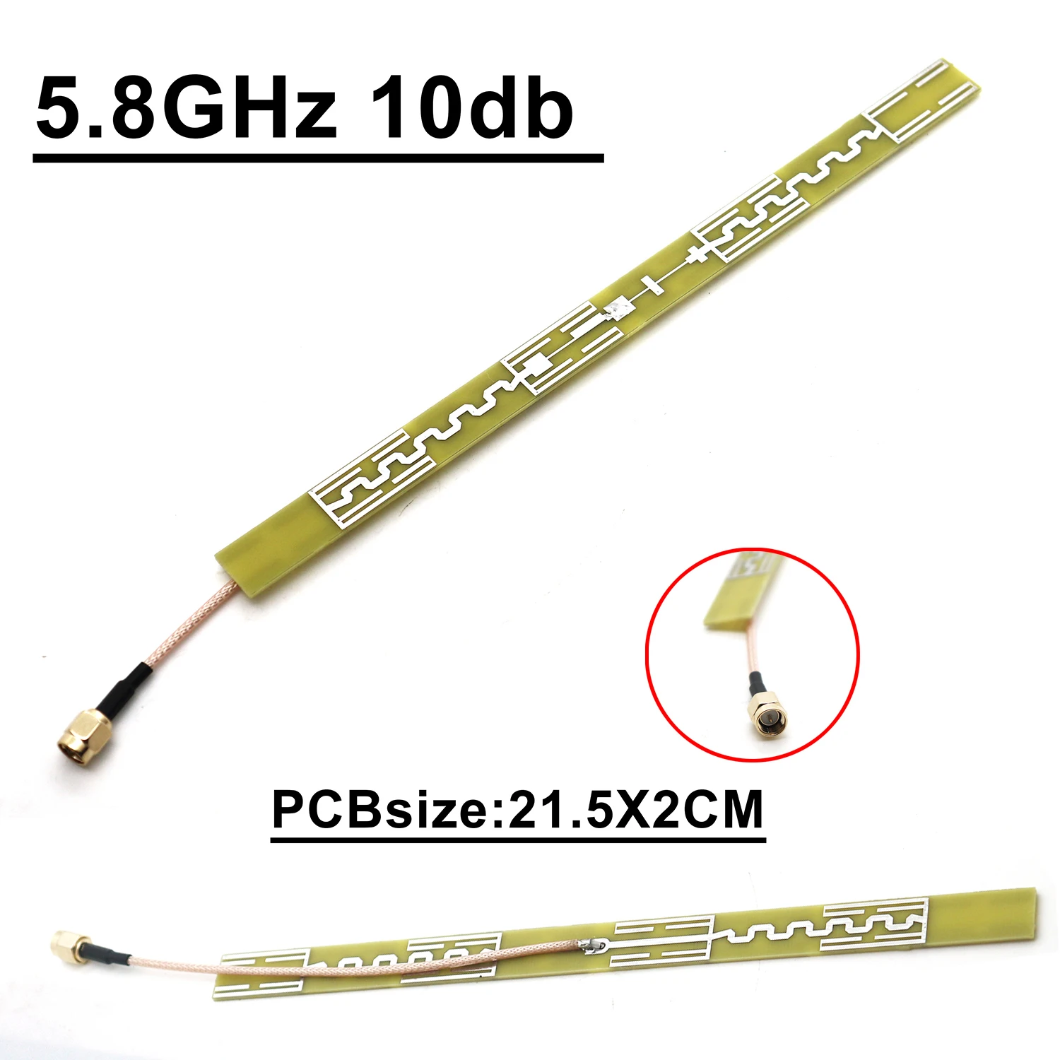 1575Mhz 2.4Ghz 5.8Ghz Directional Antenna High‑Gain Yagi Antenna LNA 1.5G GPS 2.4G 5.8G WIFI RF POWER Amplifier Drone FPV RC ANT view 2