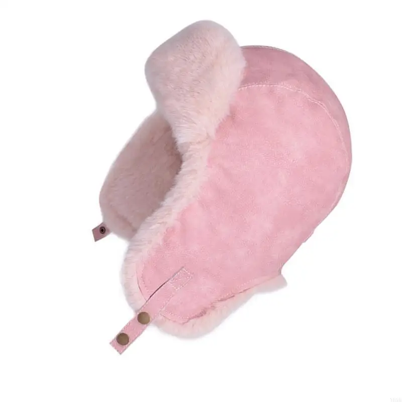 للجنسين قبعة الشتاء تسلق الجبال رئيس يغطي الركاب الحرارية قبعة دافئة لركوب الدراجات المشي لمسافات طويلة والتنقل اليومي Y08E #5