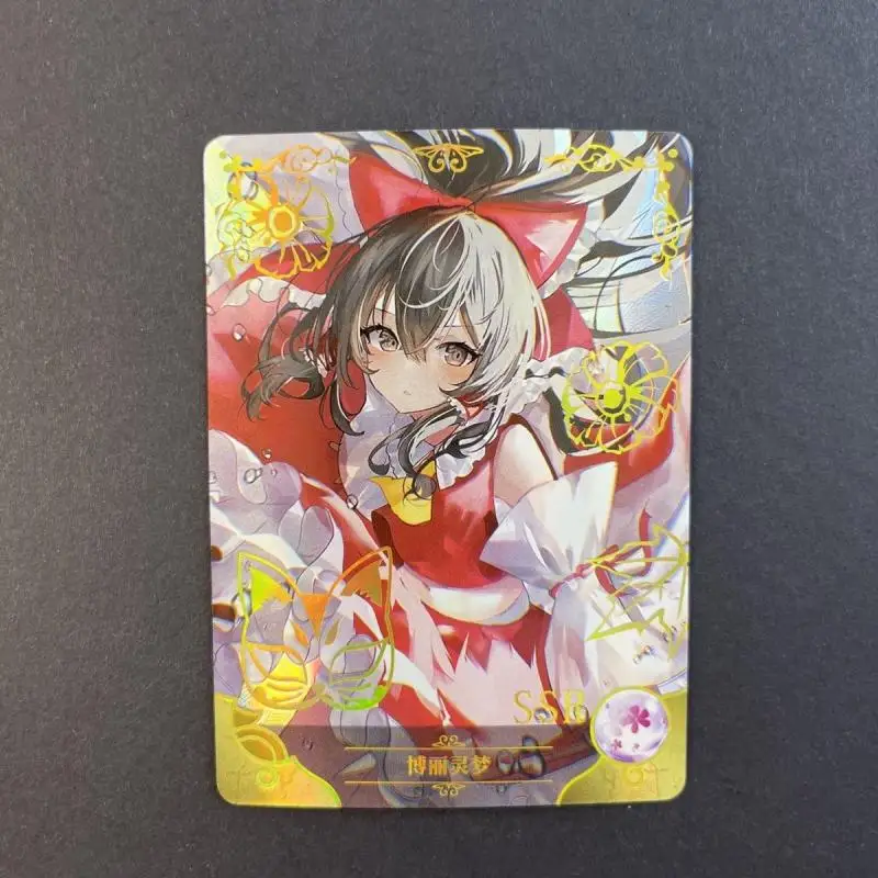 Goddess Story 2M10 SSR Card, Kanroji Mitsuri Tohsaka Rin Hatsune Miku Anime Game Collection Bronzing Flash Card, juguetes para niños, regalo