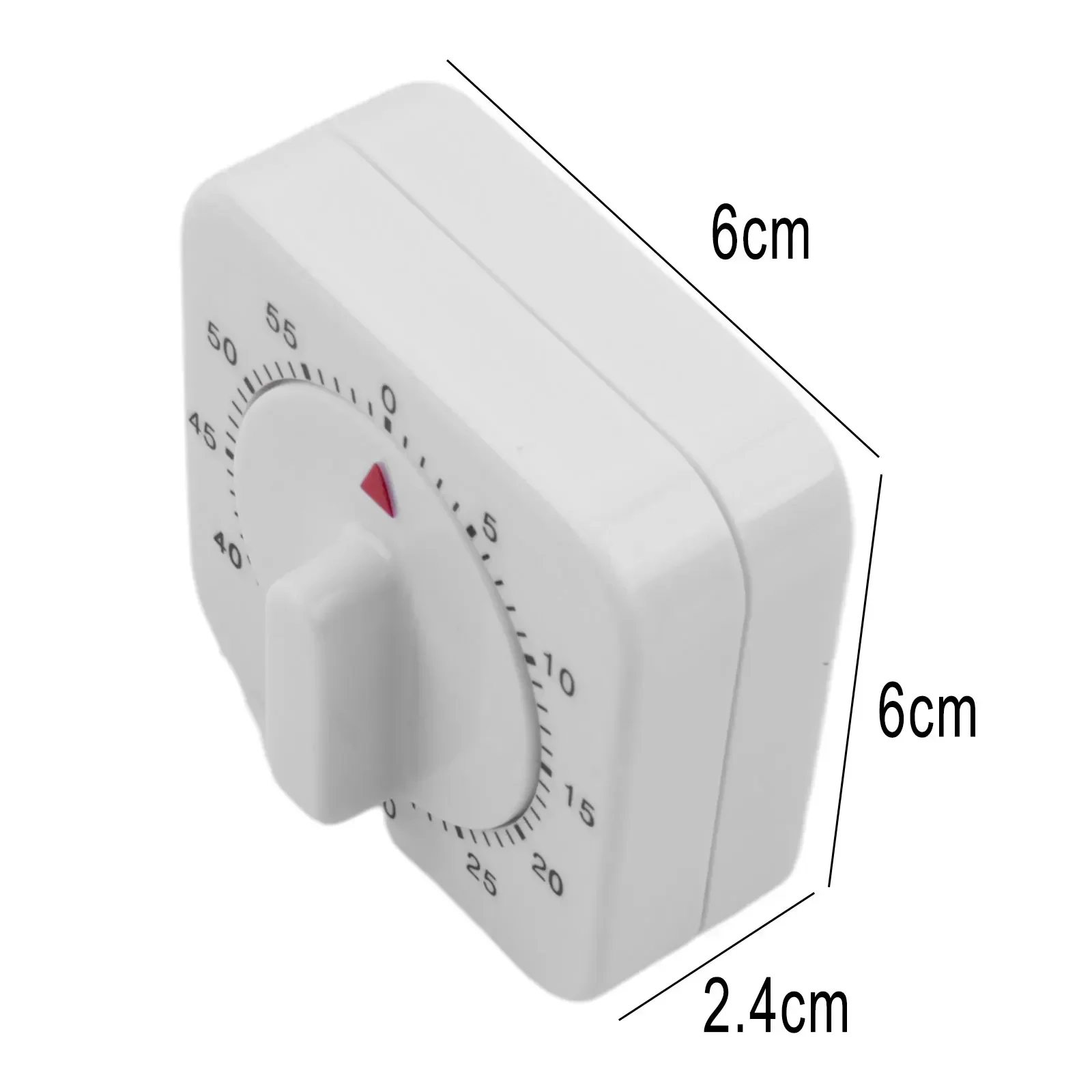 Timer Tool Mechanical Timer High Quality Kitchen Tools Mechanical Reminder Square 1 Hour/60 Mins 3 Seconds Ring