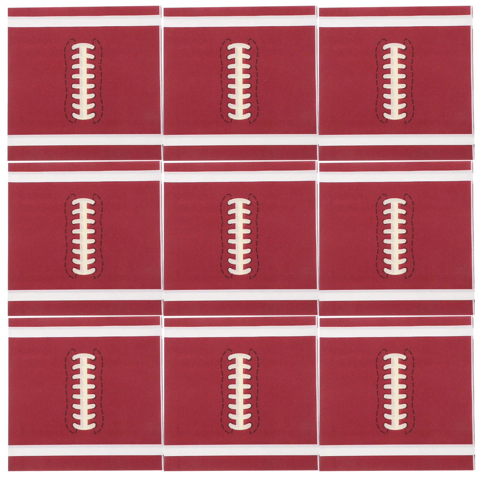 

20pcs Football Napkins Disposable Paper Napkins For Party Wedding Holiday Sports Theme Thick Absorbent Tissue Rugby Dinner