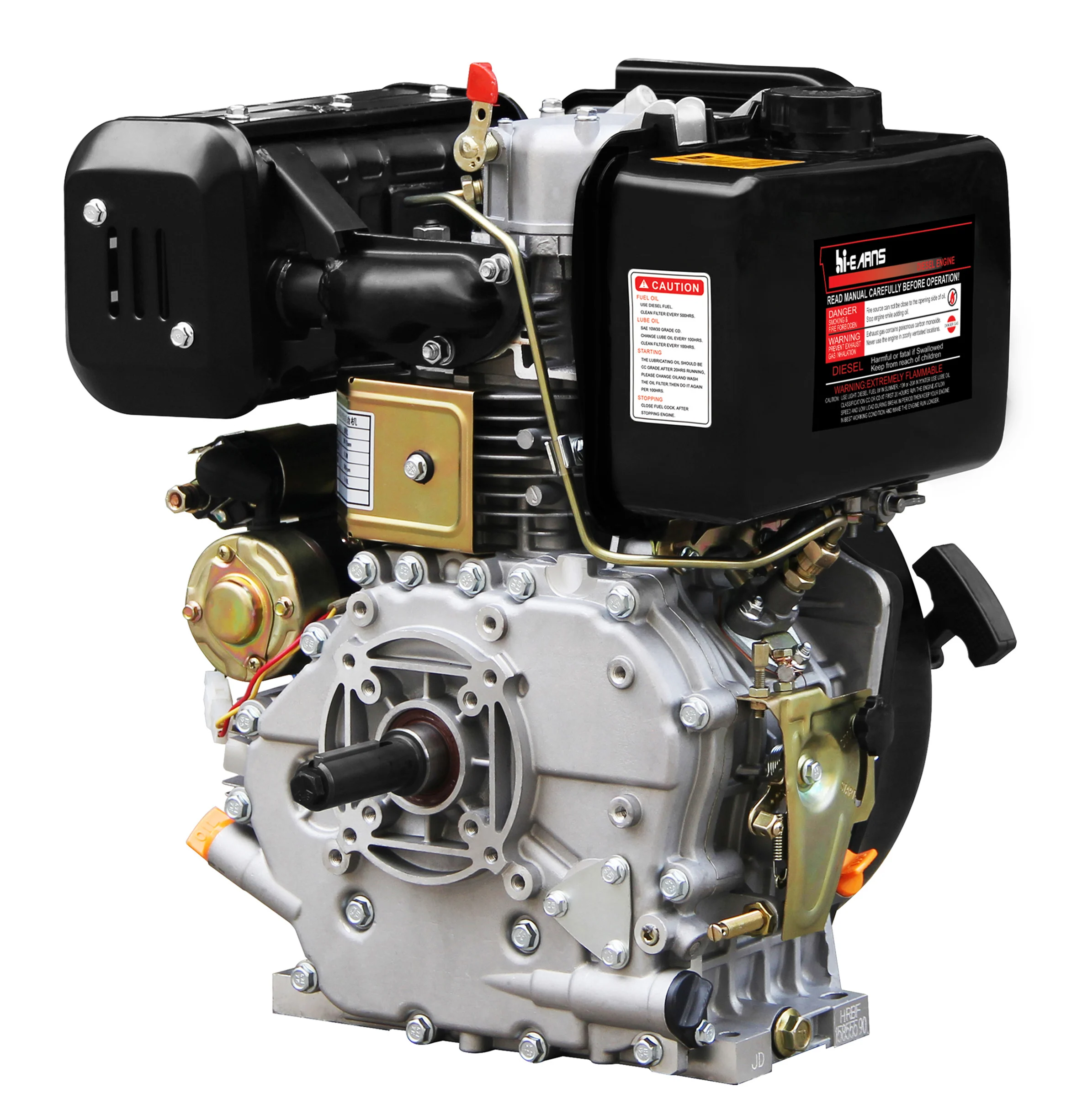 

HR186FAE 6kW Single Cylinder Air-Cooled Conventional Filter Easy Operation Euro 5 Emission Standard Includes 4HP Engine