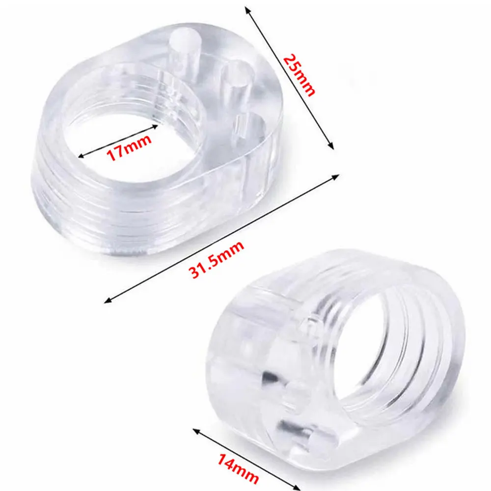 Maçaneta transparente para porta, proteção de parede, amortecedor, proteção para móveis, almofada de colisão, à prova de choque, rolha de anel