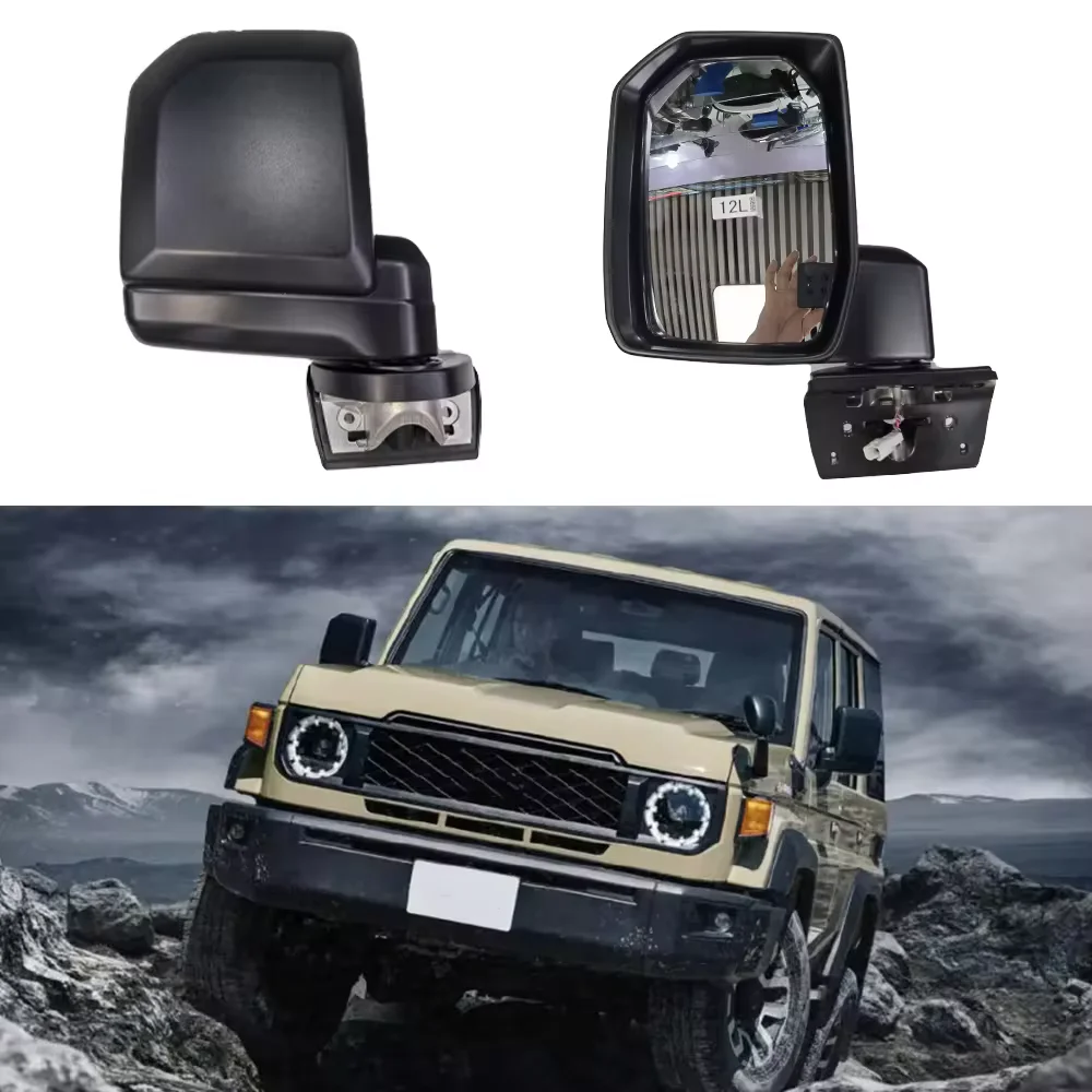 2007-2023 Door Rear-View Side Mirror Replacement Kit for Toyota Land Cruiser 70 Accessories LC76 LC70 LC79 2024 view 4