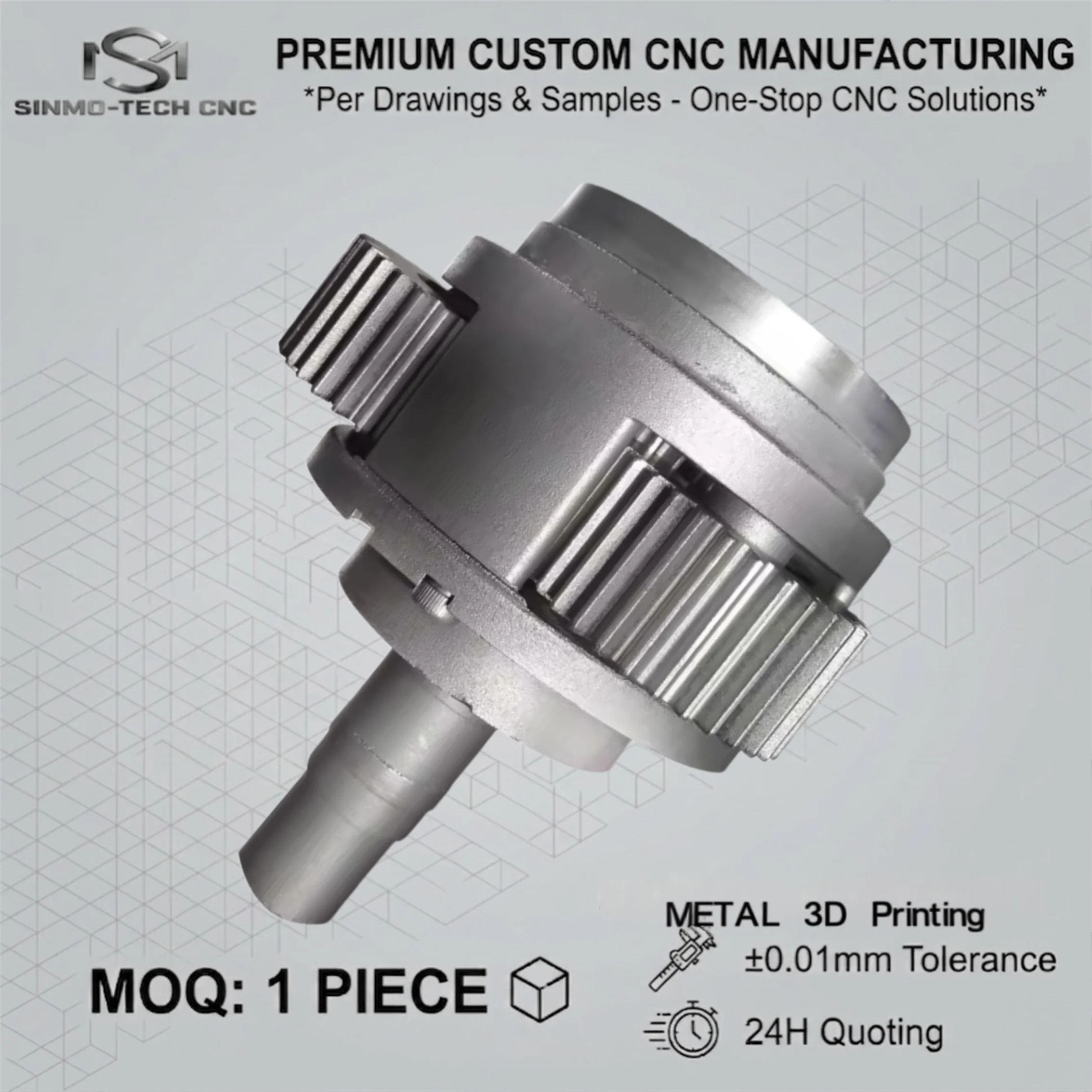 3D Printing File Free - Layanan Pencetakan 3D Titanium Kustom, Komponen