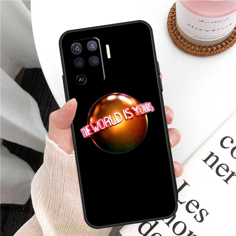 Чехол Scarface для Oppo A58 A5 Pro A15 A16 A17 A57 A77 A94 A74 A54 A76 A96 A40 A60 A80 A18 A38 A78 A98