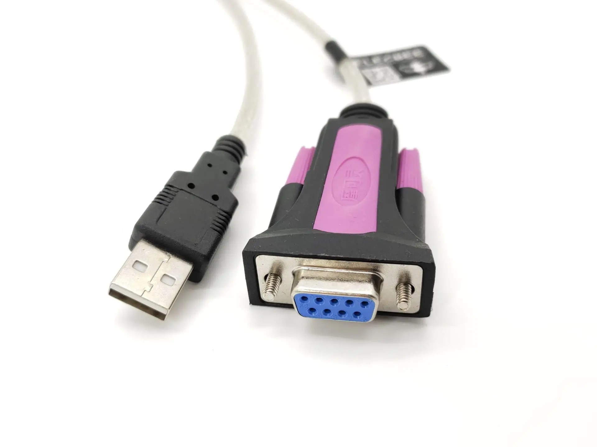 USB Male Connector To D-Sub 9 Pin Straight Female Connector RS232 With Serial Adapter Cable 2M