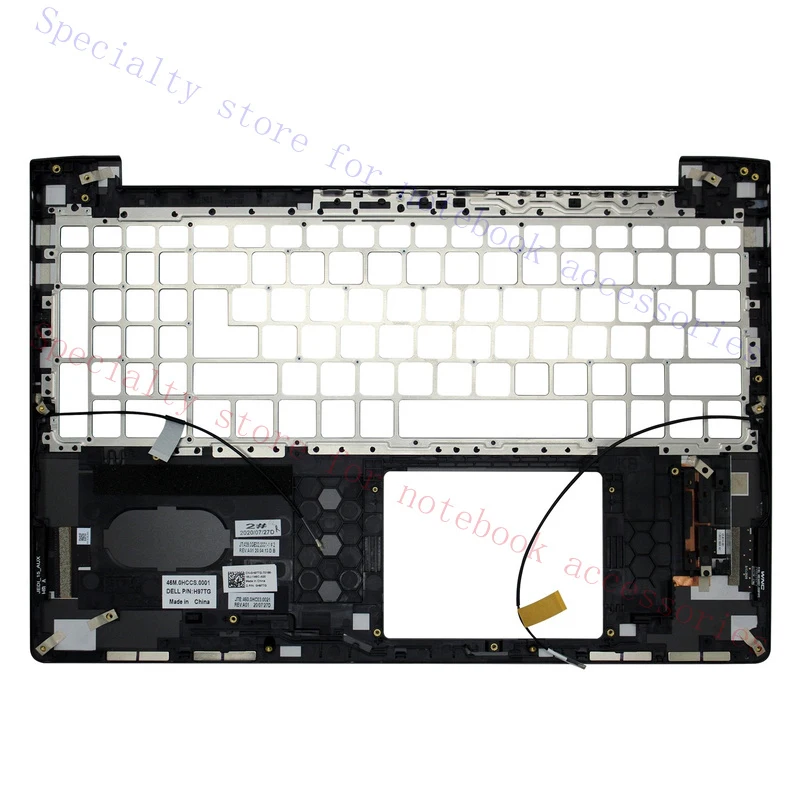 A+  For Dell Inspiron 7590 7591 2-in-1 Palmrest Upper Keyboard Cover 0GVJ4P 0H97TG