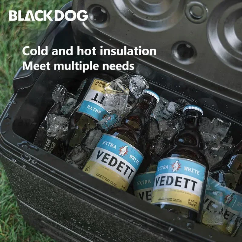 Imagem -03 - Blackdog Cooler Box Balde de Gelo de Pesca ao ar Livre Camping Piquenique Fruit Fresh Mantenha Zer Box Refrigerador do Carro 17l Ultraleve