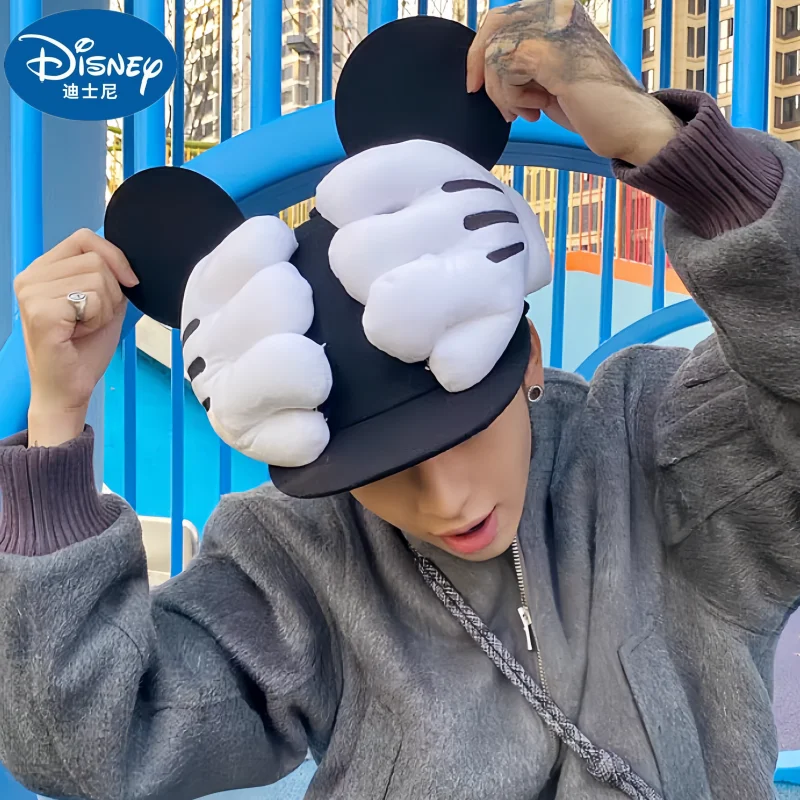 Disney Anime Mickey Mouse Cute Figure Men Women Baseball Cap Big Ear Hat Peaked All-season Cap Birthday Gifts Christmas Gift