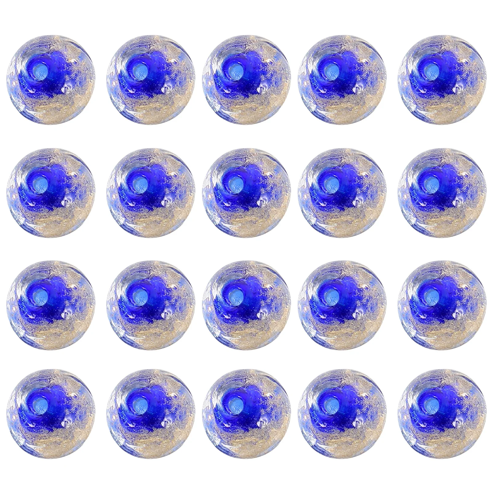 

20Pcs Glow in The Dark Round Glass Beads for DIY Jewelry Making Bracelets Necklaces Accessories Craft Glow in The Dark Beads