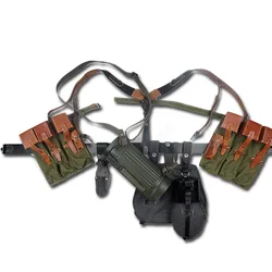 WW2 Belt Soldier Equipment Tactical Bread Gas Mask MP44 Combined Equipment Package WW2 Row Bag
