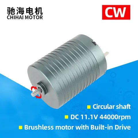에어소프트 전기 피스톨 AEP용 O 샤프트 브러시리스 모터, CW 370 N50UH 고성능 NdFeB 자석, CNC 44k 6.0mm