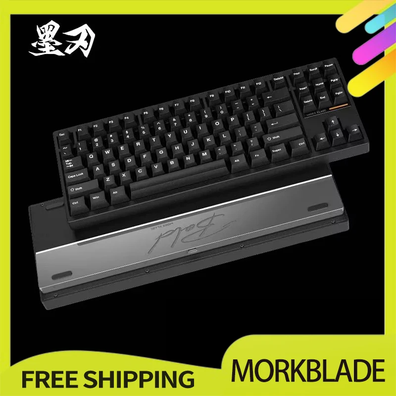 MorkBlade Bold TKL HE Mechanical Keyboard Magnetic Switch 8000Hz RT0.01mm Aluminium Alloy Custom PC Accessories Gaming Keyboard