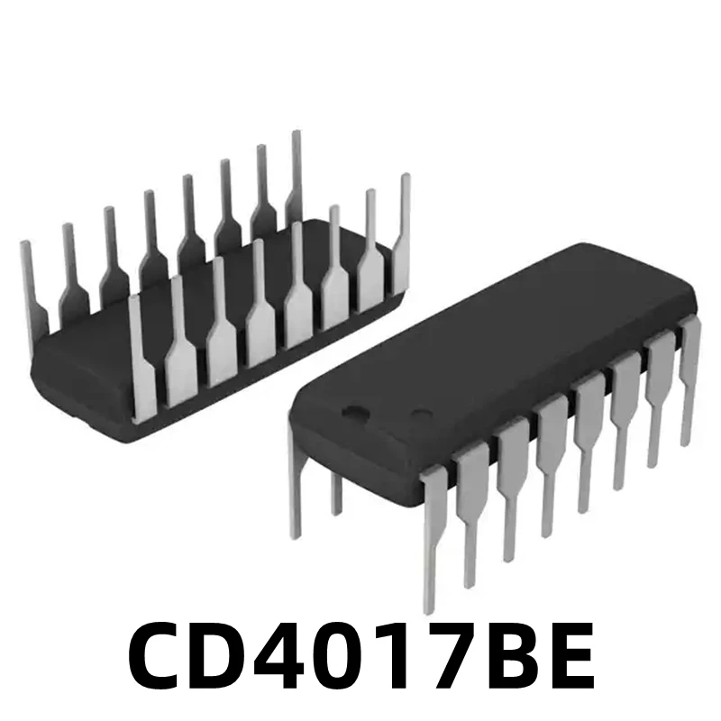 1PCS New Original CD4017BE CD4017 Decimal Counter Chip In-line DIP16