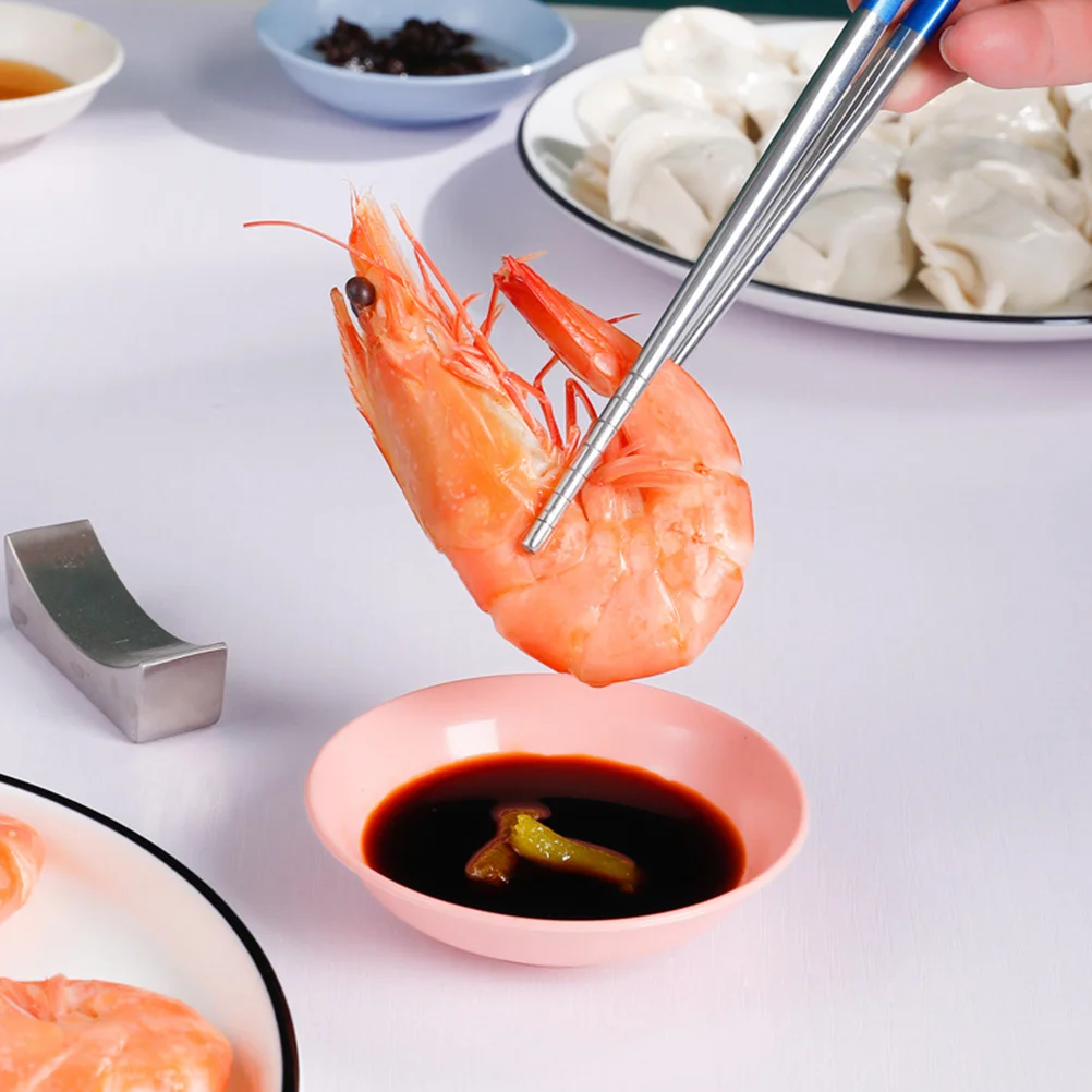 

40Pcs Wheat Straw Sauce Dishes Multi-Purpose Home Tableware Seasoning Bowls Soy Sauce Holder Lightweight Portable