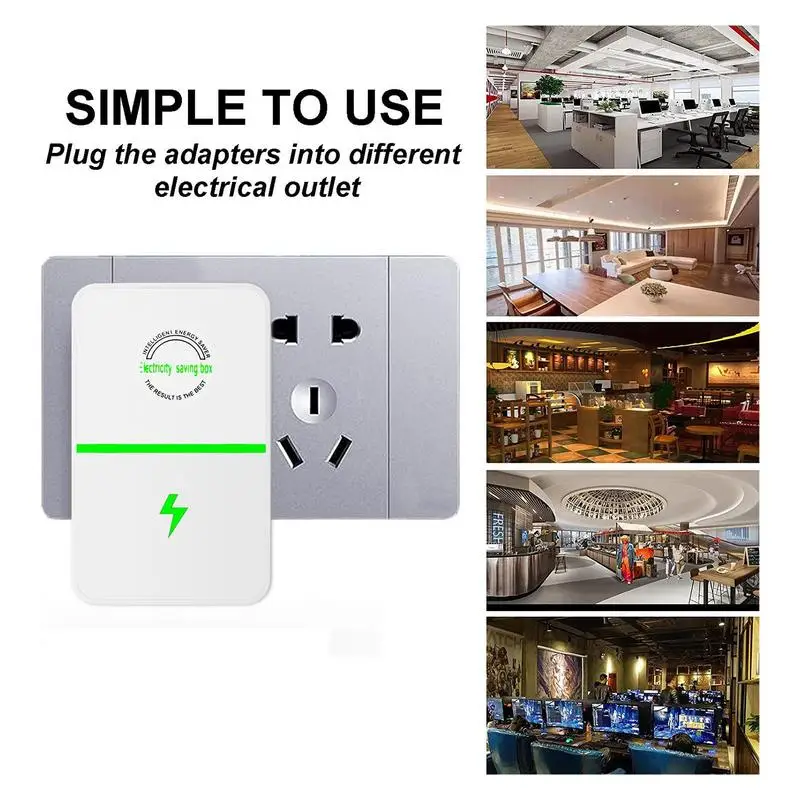 28000W Electricidad Electricity Saving Box Electric Energy Saving Device Power Saver Device EU Plug UK Plug US Plug 90-250V Tool