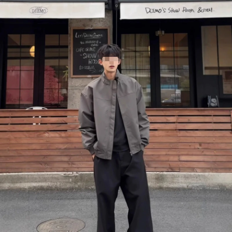 American Style Three-Proof Coach Jacket Men's Loose High-End Feeling Cool Outdoor Workwear Pilot Coat Short Baseball Uniform