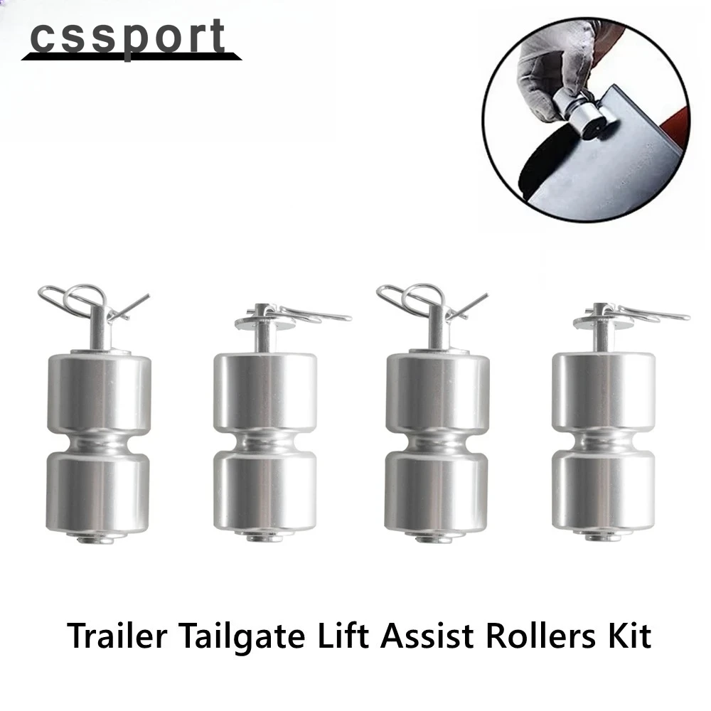 

Aluminum Trailer Tailgate Lift Assist Rollers Kit Rollers Pins Washers Rings Replacement GL1 GMNR925