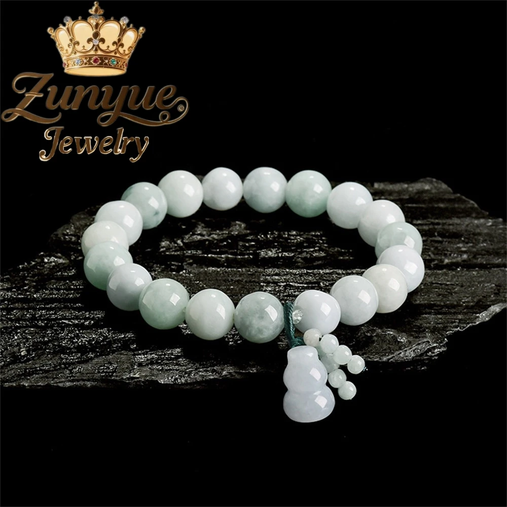 

Natural Burmese A - Grade Jadeite Gourd Bracelet Jade Bracelet Fashionable Simple Men's And Women's Jewelry Fine Jewelry Gift Fo