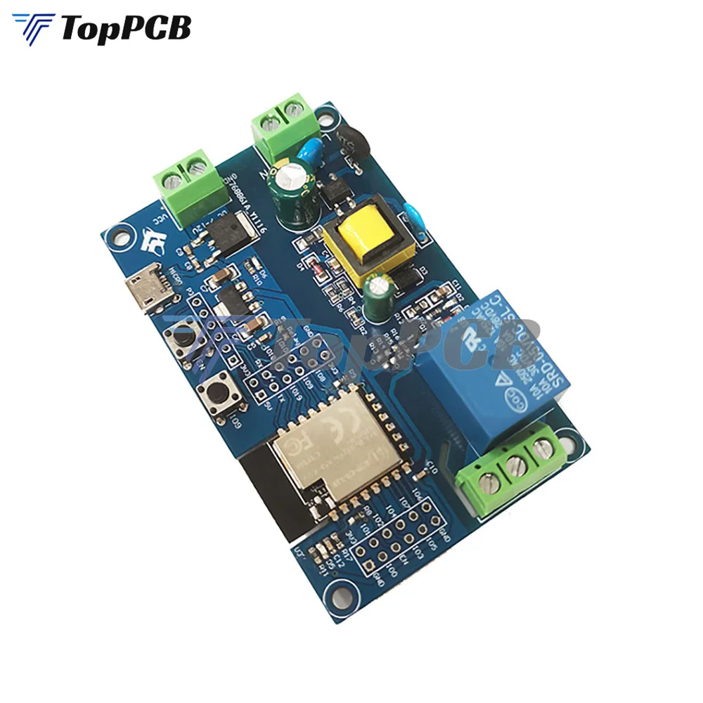 ESP8266 WIFI Wireless Relay Module ESP-12F AC 220V DC 5V 12V Power Supply ESP 12F Development Board Remote Control Smart Home