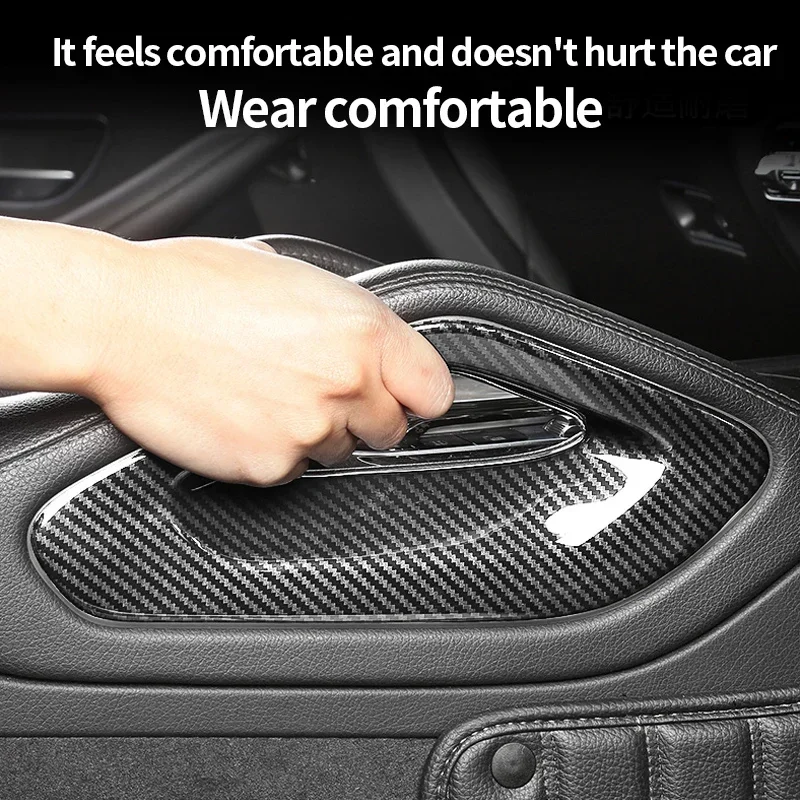 Center Console Armrest Side Protective Cover Trim For Mercedes GLE W167 C167 Gle Carbon Gls X167 Gle 350amg 400d Amg Accessories - Image 3