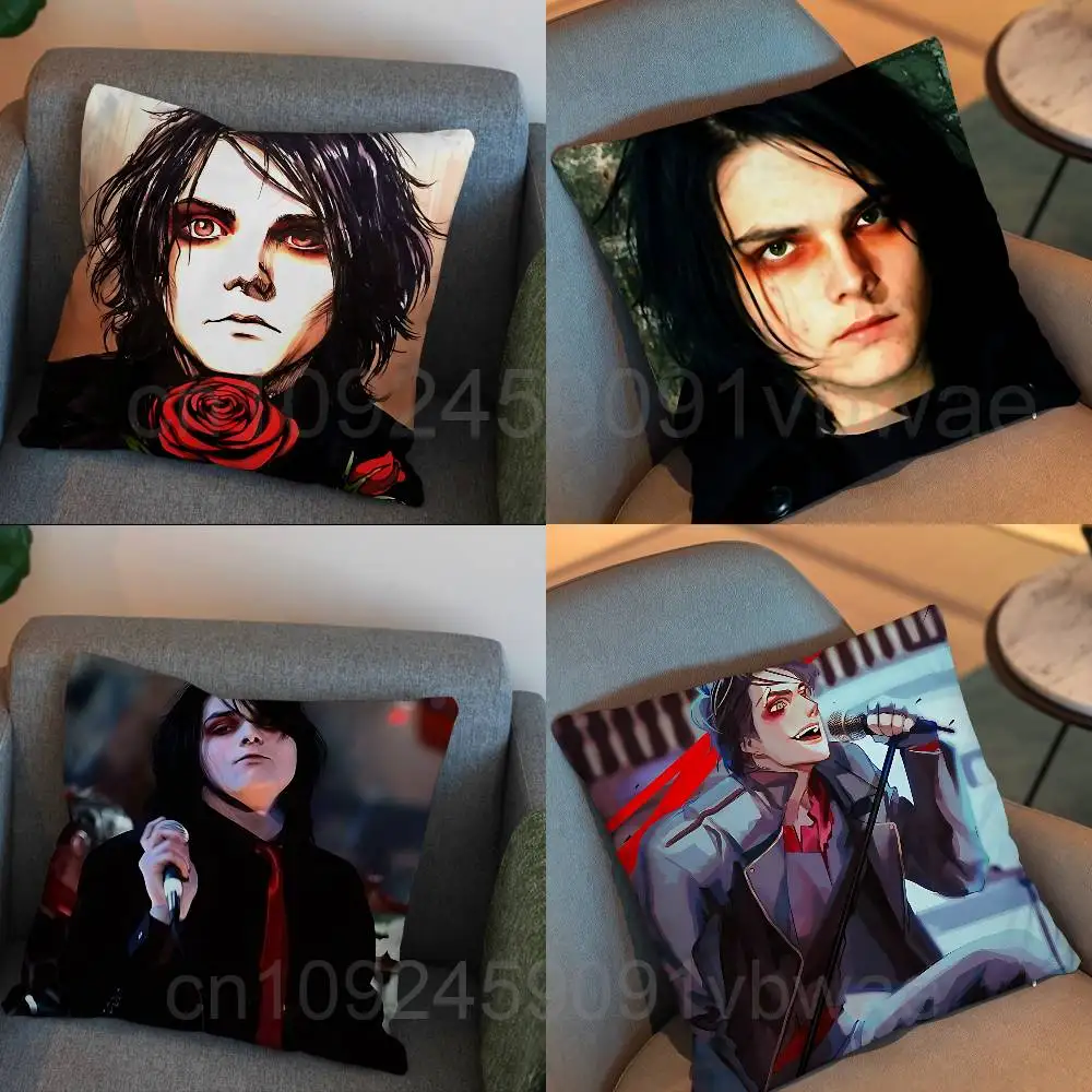 

Original art Gerard Way Cushion Cover Suitable For Sofa Car Bedroom Office Cushions Decorative Pillow Case