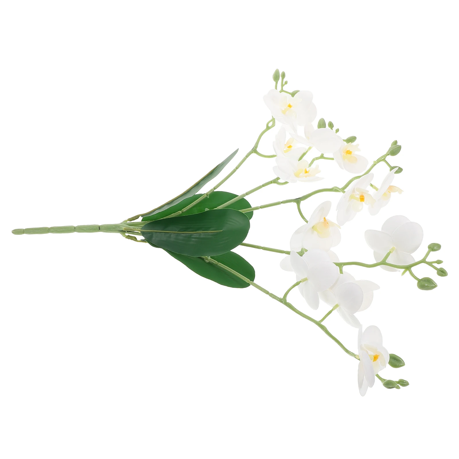 

Artificial Phalaenopsis Flowers Real Touch Faux Orchid Leaves For Home Office Indoor Decoration Wedding Centerpieces
