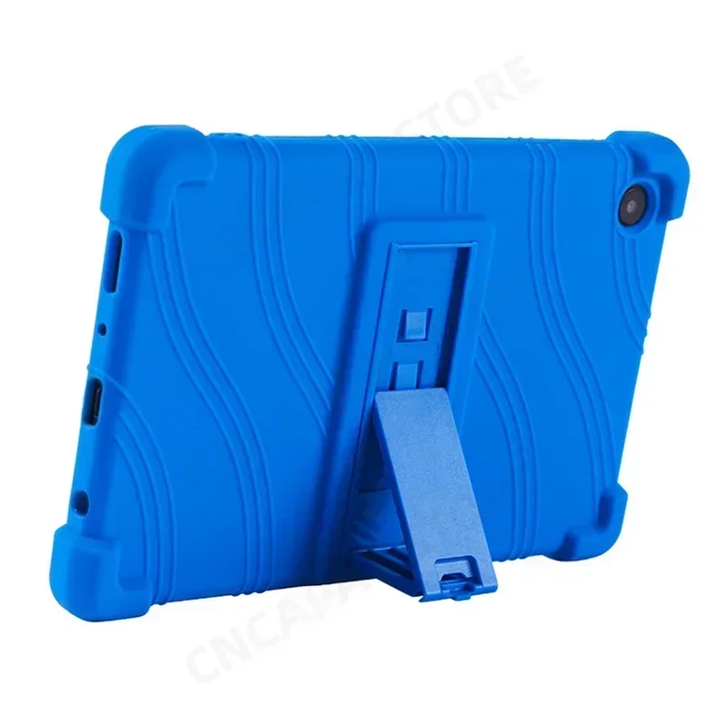 For Samsung Galaxy Tab A9 SM-X110 SM-X115 8.7" Tablet PC Soft Silicone Shockproof Cover Case with Rear Kickstand