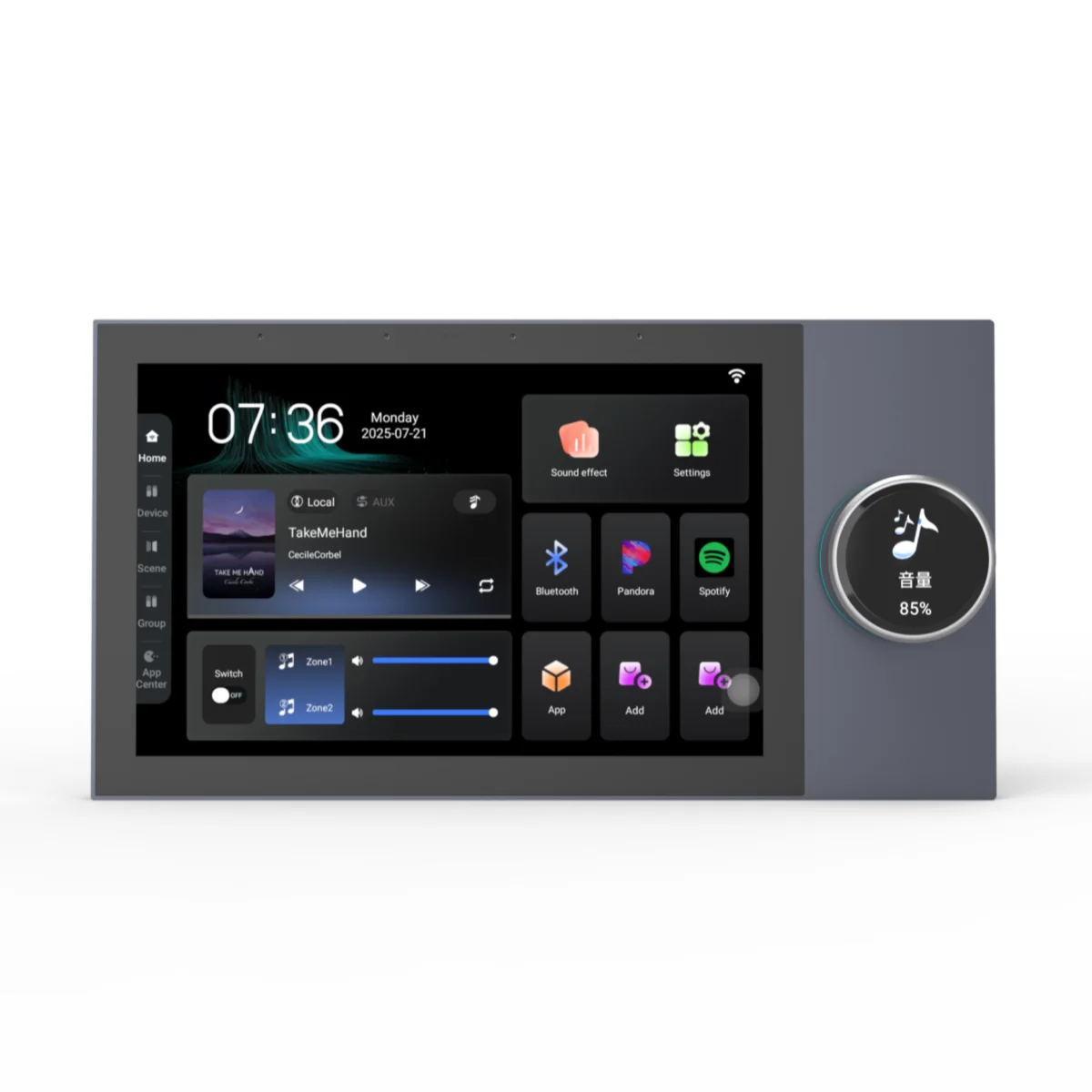 

Q10-pro Tuya Smart Control Panel For Smart Homes Hotels Android System Zigbee Hub WiFi Functions Home Automation Central Device